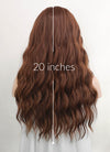 Brown Wavy Synthetic Hair Wig NS303