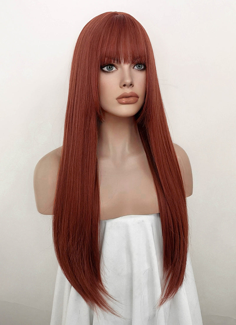 Auburn Straight Synthetic Hair Wig NS307