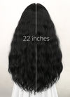 Black Wavy Synthetic Wig NS347