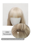 Light Blonde Wavy Synthetic Hair Wig NS351