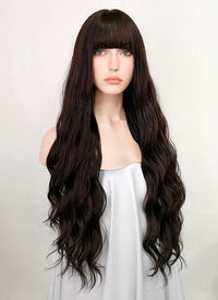 Brunette Wavy Synthetic Hair Wig NS355