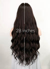 Brunette Wavy Synthetic Hair Wig NS355