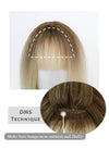 Blonde With Brown Roots Wavy Synthetic Wig NS381