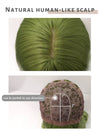 Green Wavy Synthetic Hair Wig NS393