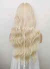 Platinum Blonde Wavy Synthetic Hair Wig NS401