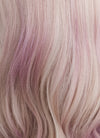 Pink Mixed Purple Wavy Synthetic Wig NS407