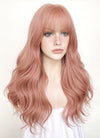 Pink Wavy Synthetic Hair Wig NS439