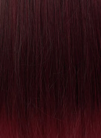 Black Mixed Red Straight Synthetic Hair Wig NS476