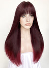 Black Mixed Red Straight Synthetic Hair Wig NS476