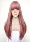 Pink Mixed Brown Straight Synthetic Hair Wig NS482