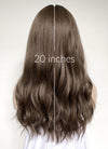 Brown Wavy Synthetic Hair Wig NS502