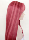 Red With Pink Highlights Straight Synthetic Hair Wig NS507