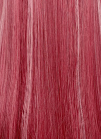 Red With Pink Highlights Straight Synthetic Hair Wig NS507