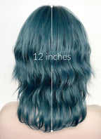 Green Wavy Synthetic Hair Wig NS510