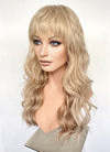 Blonde Mixed Brown Wavy Synthetic Hair Wig NS519