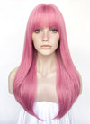 Pink Straight Synthetic Hair Wig NS522