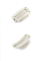 Black / Light Brown / Dark Brown / Cream 9 Teeth Snap Clips