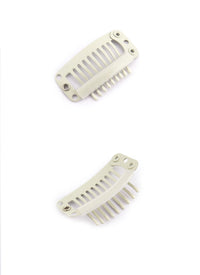 Black / Light Brown / Dark Brown / Cream 9 Teeth Snap Clips